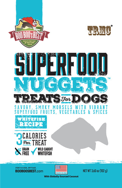 SuperFood Dog Nuggets Whitefish 3.6 oz.