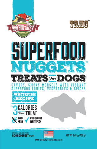 SuperFood Dog Nuggets Whitefish 3.6 oz.