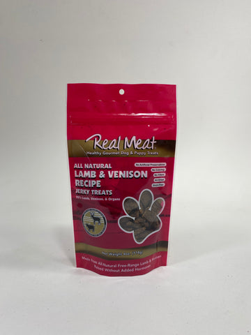 Real Meat Venison Dog Treats 4 oz.